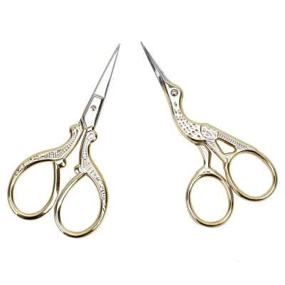 Embroidery Scissors, Stainless Steel Sharp Stork Scissors for Sewing Crafting,DIY Tools Dressmaker Small Shears