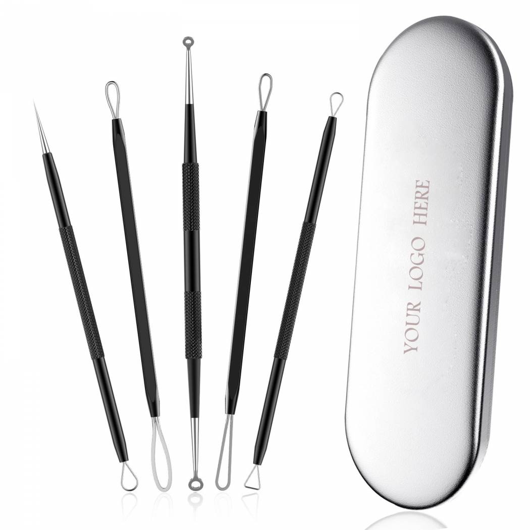 Best Blackhead Remover Pimple Comedone Extractor Tool Acne Removal Kit With Metal Case